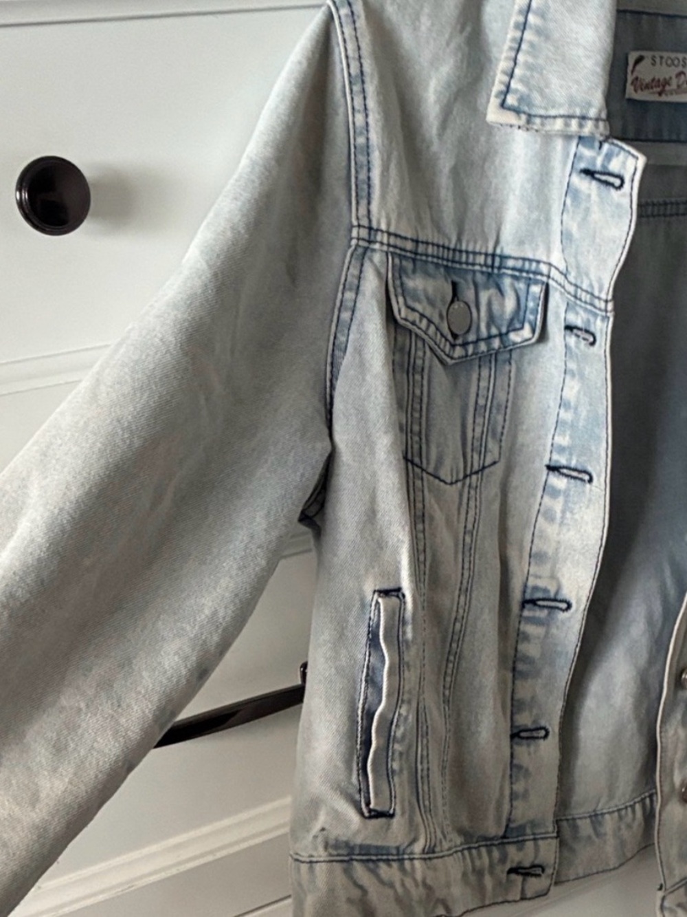 Stoosh Light Blue Vintage Denim Jacket - Picture 4 of 7